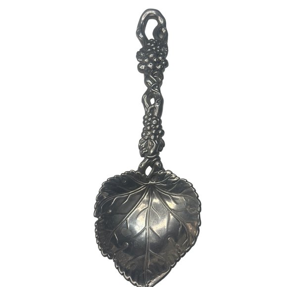 Vintage 1997 Arthur Court Grape Leaf Serving Spoon - Picture 2 of 4